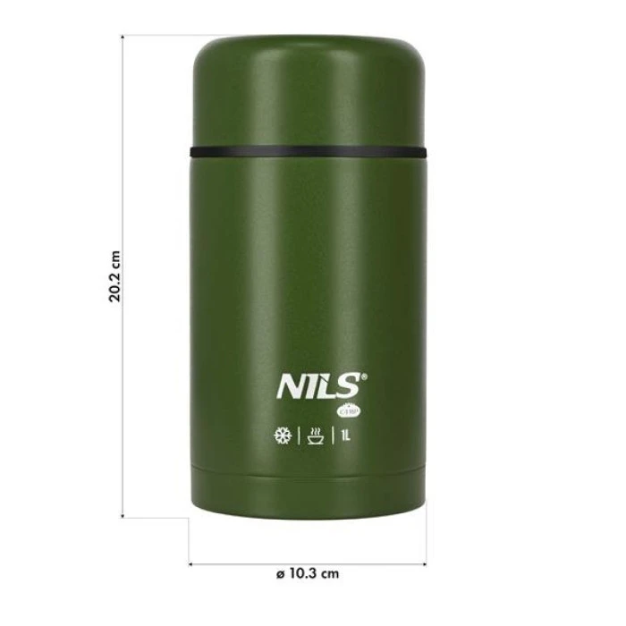Термос для обіду NILS CAMP NC3802 1 л, зелений