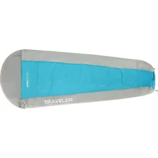 СПАЛЬНЫЙ мешок TRAVELER 210X80/50CM BLUE GREY ENERO CAMP