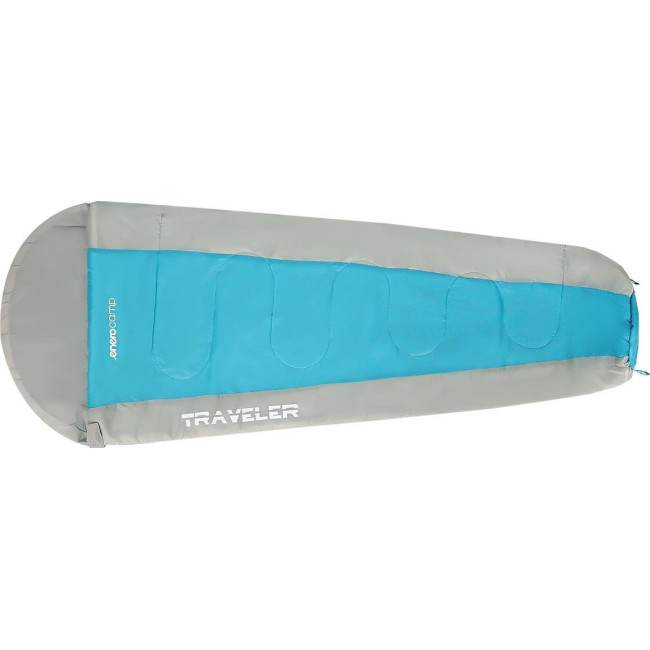 СПАЛЬНЫЙ мешок TRAVELER 210X80/50CM BLUE GREY ENERO CAMP
