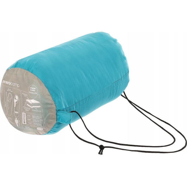 СПАЛЬНЫЙ мешок TRAVELER 210X80/50CM BLUE GREY ENERO CAMP