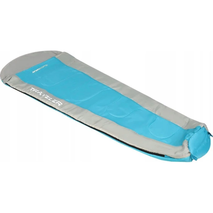 СПАЛЬНИЙ МІШОК TRAVELER 210X80/50CM BLUE GREY ENERO CAMP