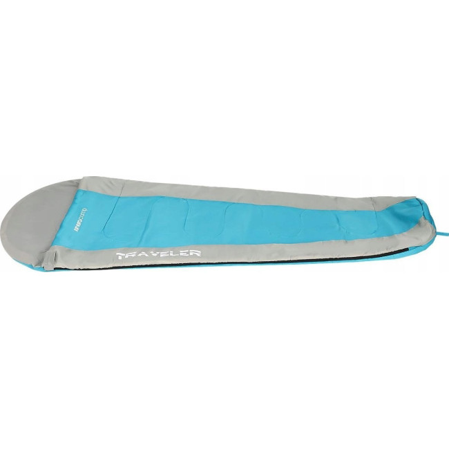 СПАЛЬНЫЙ мешок TRAVELER 210X80/50CM BLUE GREY ENERO CAMP