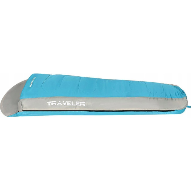 СПАЛЬНЫЙ мешок TRAVELER 210X80/50CM BLUE GREY ENERO CAMP