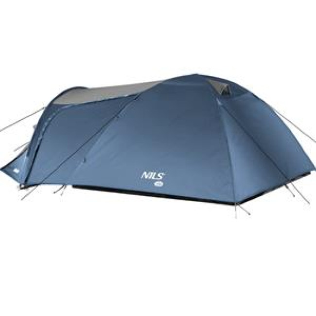 Кемпинговая палатка NILS CAMP NC6012 TREKKER серо-голубая