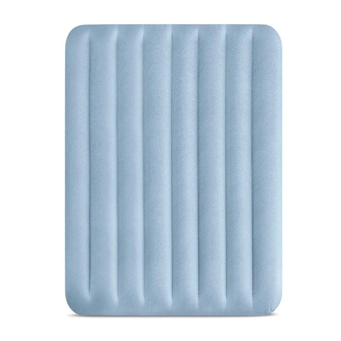 Матрас надувной Intex 64159 с электронасосом 206x152x36 см серый