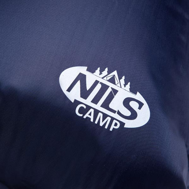 Килимок самонадувний з подушкою NILS CAMP NC4008, 188 х 57 х 2,7 см - синій