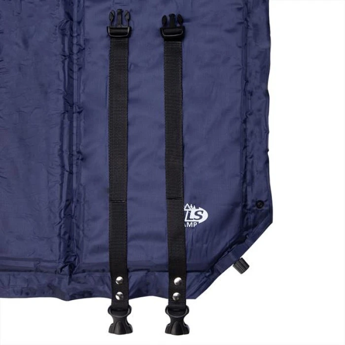 Коврик самонадувающийся с подушкой NILS CAMP NC4008, 188 х 57 х 2,7 см - синий