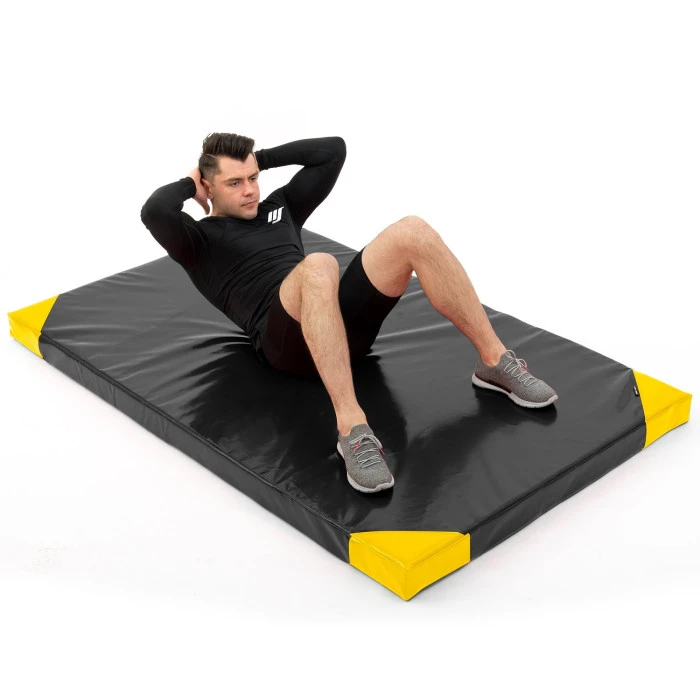 Мат гімнастичний Marbo Sport MC-M005, 200 x 120 x 5 см, чорний