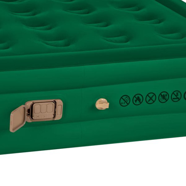 Матрац надувний двомісний NILS CAMP NC2808 з електронасосом 200 х 145 х 35, зелений