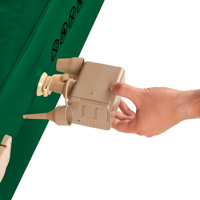 Матрац надувний двомісний NILS CAMP NC2808 з електронасосом 200 х 145 х 35, зелений