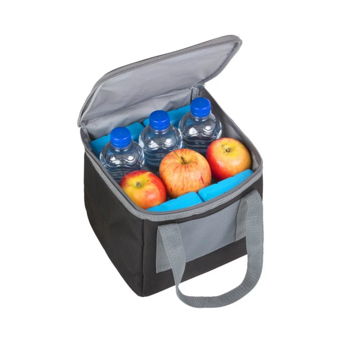 Спортивная термосумка для еды черная BACHA