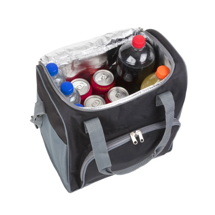 Спортивная термосумка для еды черная BACHA