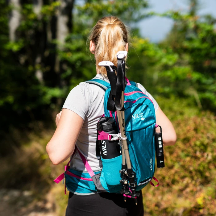 Туристический рюкзак NILS CAMP NC1950 Caver 18 л, бирюзовый