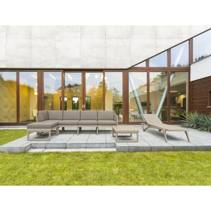 Шезлонг Siesta Pacific, бежевый