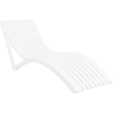 Шезлонг Siesta Slim, белый