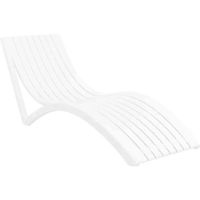 Шезлонг Siesta Slim, белый