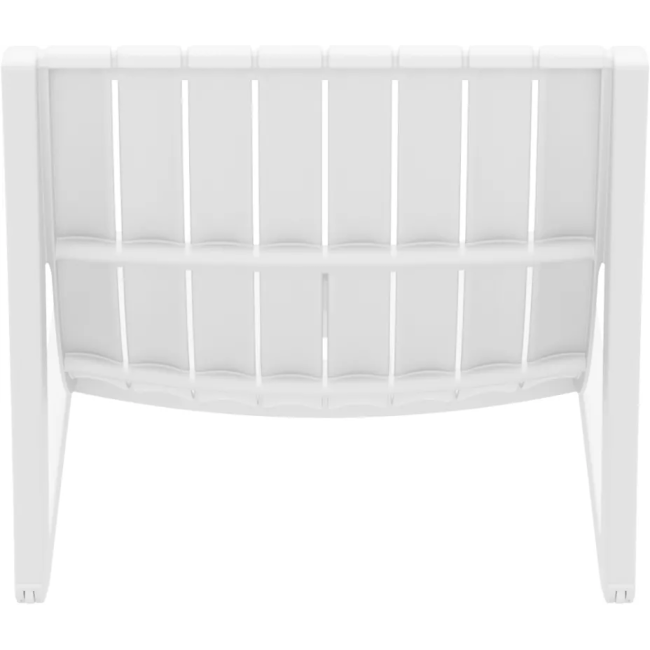 Шезлонг Siesta Slim, білий