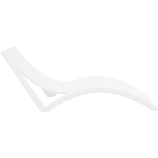 Шезлонг Siesta Slim, білий