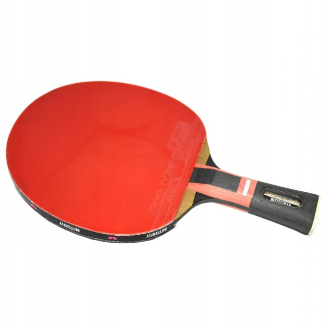 Ракетка для настольного тенниса BUTTERFLY Zhang Jike X6, черно-красная.