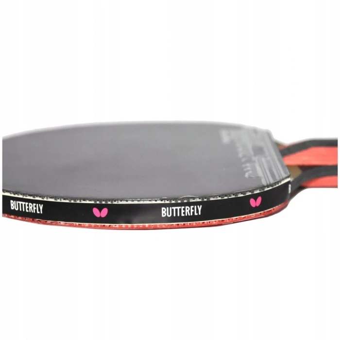 Ракетка для настольного тенниса BUTTERFLY Zhang Jike X6, черно-красная.