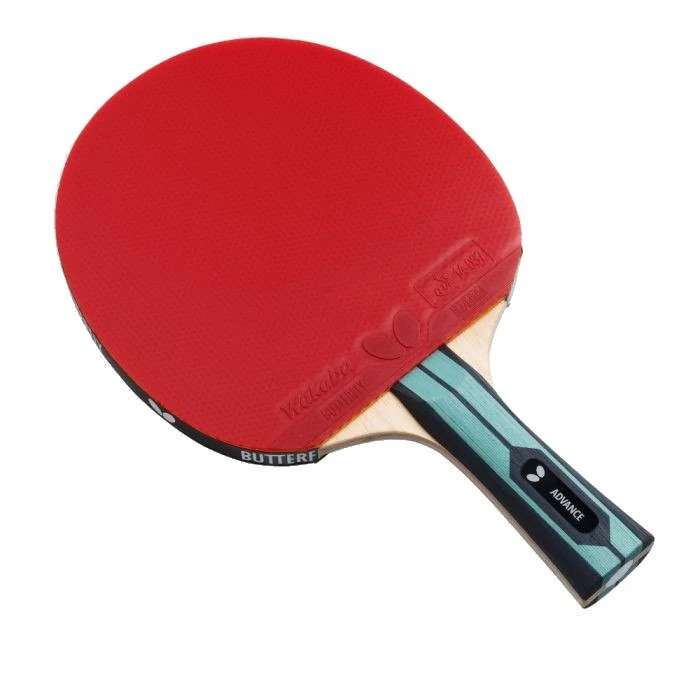 Ракетка для настільного тенісу Team BUTTERFLY Advance, чорно-червона
