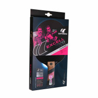 Ракетка для настольного тенниса Cornilleau EXCELL CARBON 3000, черно-красная.