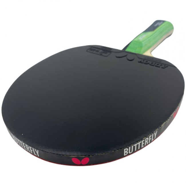 Ракетка для настольного тенниса BUTTERFLY Timo Boll Smaragd, черно-красная.