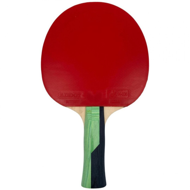 Ракетка для настольного тенниса BUTTERFLY Timo Boll Smaragd, черно-красная.