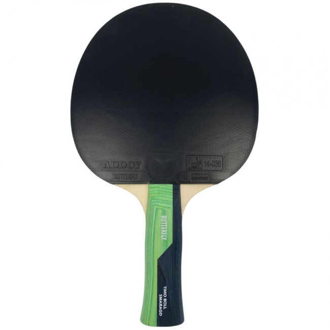 Ракетка для настольного тенниса BUTTERFLY Timo Boll Smaragd, черно-красная.