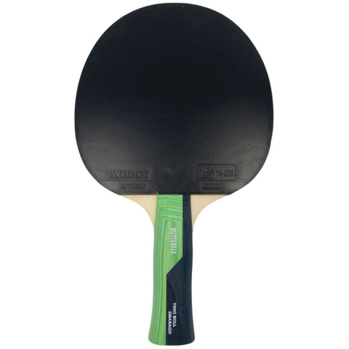 Ракетка для настольного тенниса BUTTERFLY Timo Boll Smaragd, черно-красная.