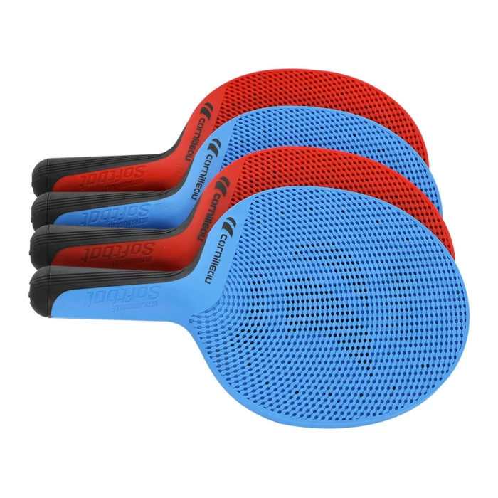 Набор для настольного тенниса Cornilleau QUATTRO SOFTBAT, красно-синий