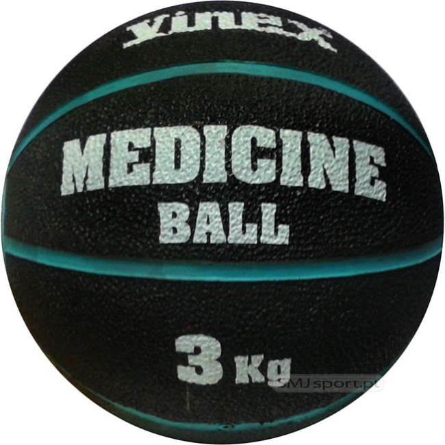 Медичний м'яч Vinex Rehabilitation 3 кг чорно-синій (VMB-L003 - 8476)