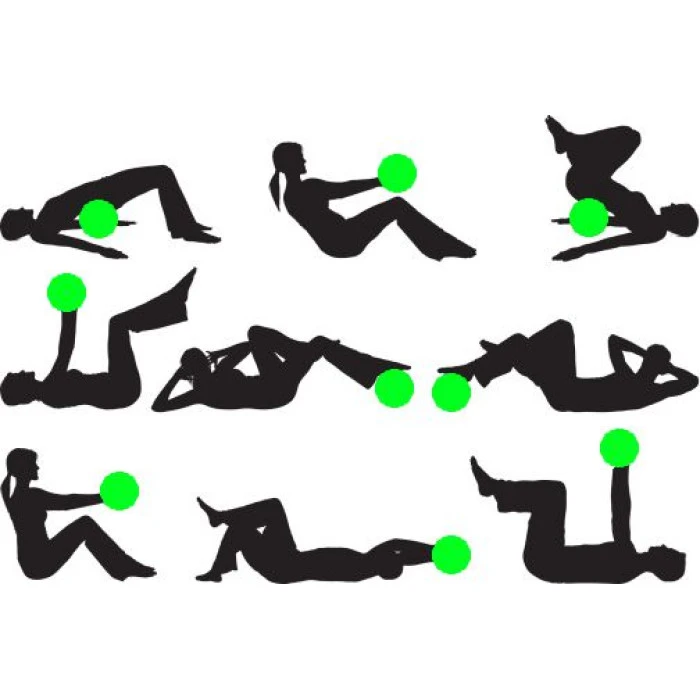 Медицинский мяч Vinex Rehabilitation 3 кг черно-синий (VMB-L003 - 8476)