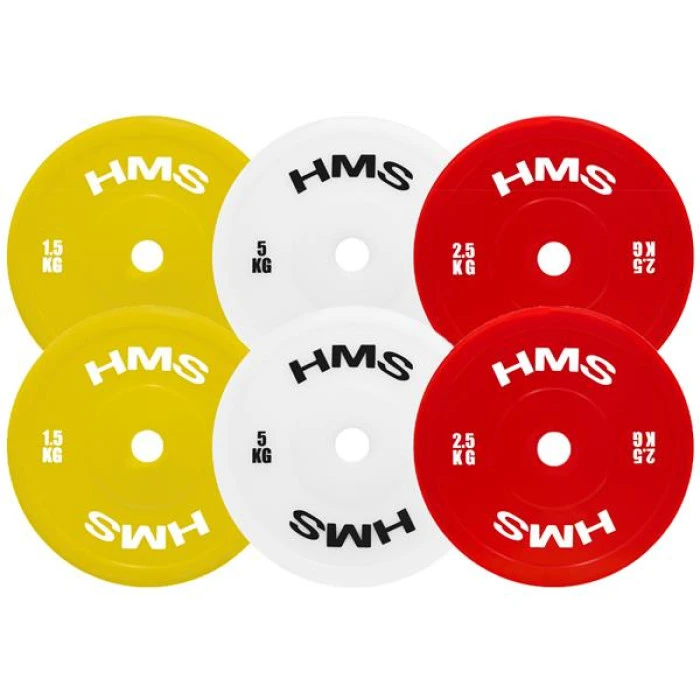 Диски HMS TPP05 2 x 5.0 кг, белые.