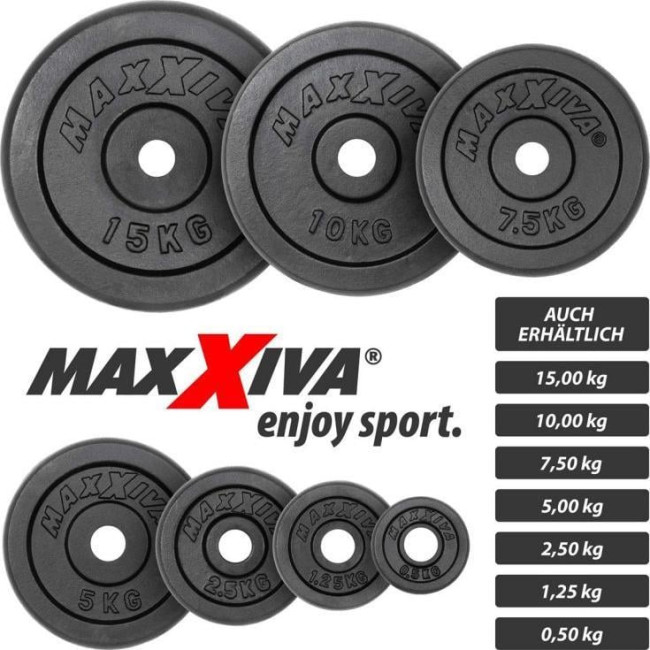 Набор дисков Maxxiva 4 х 2,5 кг