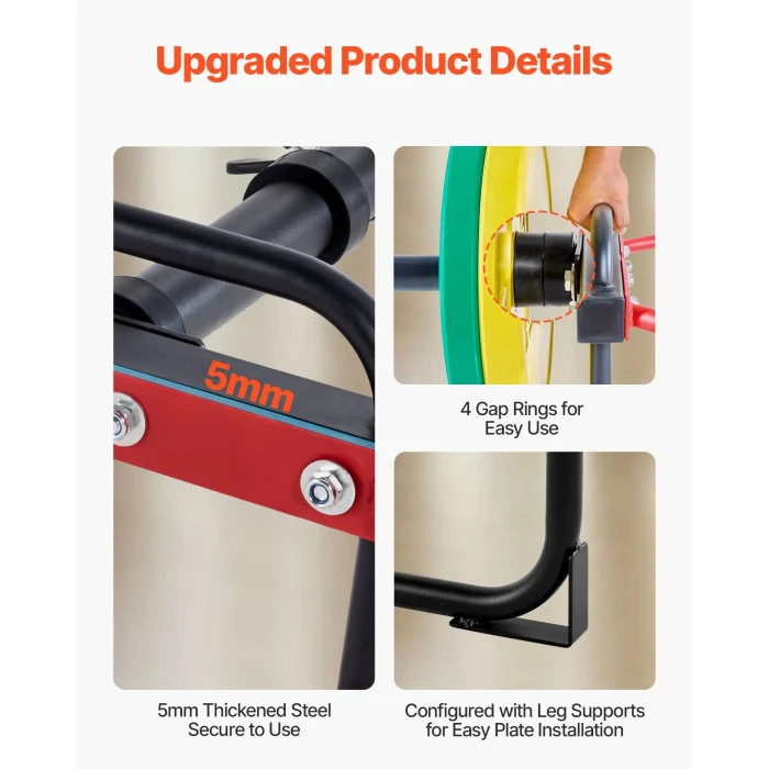 Трапеційна штанга шестигранна VEVOR 55 мм