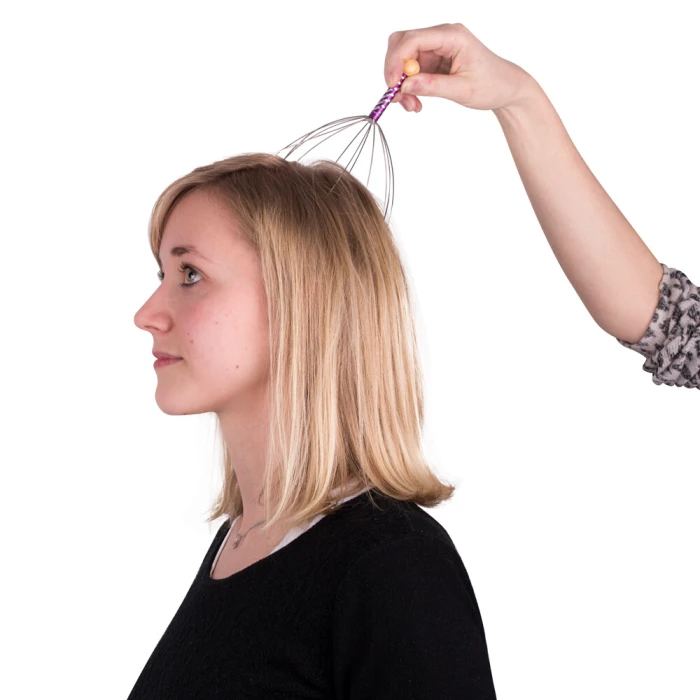 Массажер для головы inSPORTline Kutsuo – желтый