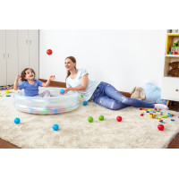 Надувной детский бассейн 2-в-1 2+50 шариков