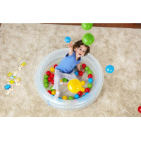 Надувной детский бассейн 2-в-1 2+50 шариков