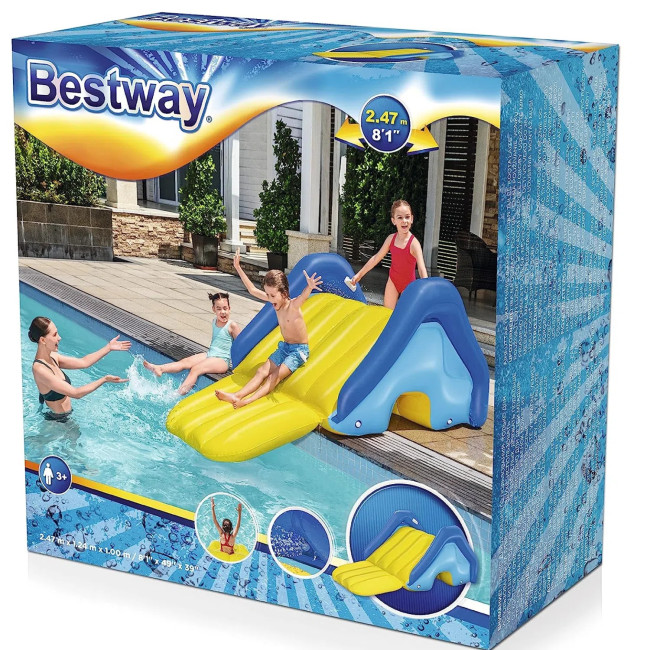 Гірка надувна дитяча Bestway 52453 247x124x100 см