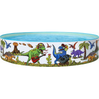 Бассейн детский Музыкальные динозавры Bestway 55001 244x46 см