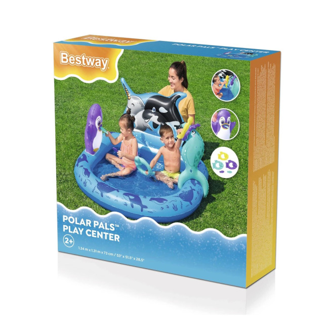 Надувная игровая площадка Polar Pals Bestway 53156 134x131x73 см
