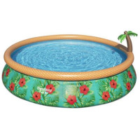 Басейн надувний дитячий Fast Set Bestway 57416 457x84 см