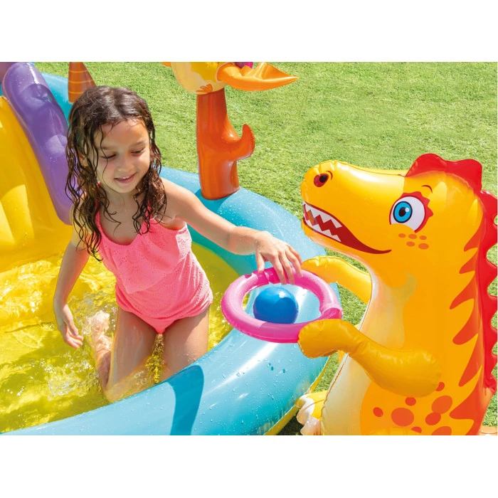Надувний ігровий майданчик Динозаври INTEX 57135 302x229x112 см