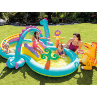 Надувная игровая площадка Динозавры INTEX 57135 302x229x112 см