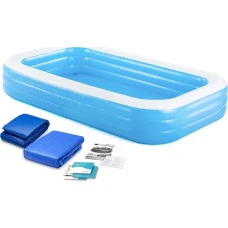 Басейн надувний дитячий Bestway 54009 305x183 см 3в1