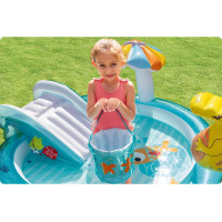 Надувная игровая площадка Крокодил Intex 57165 201x170x84 см