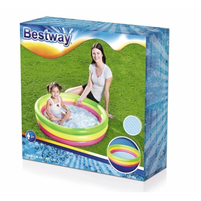 Бассейн надувной детский Bestway 51104 102х25 см