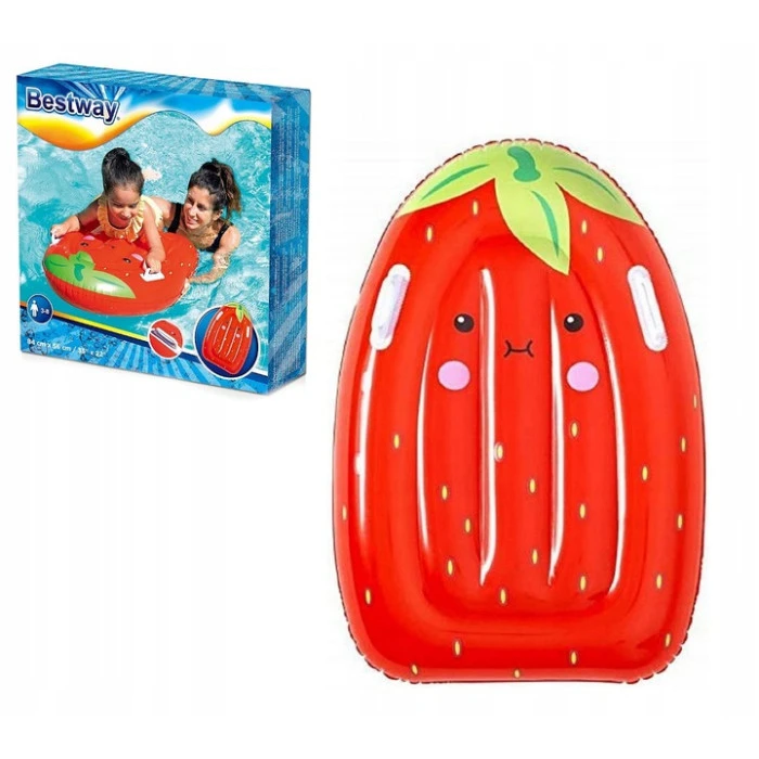Дошка надувна для плавання Bestway 42049 Полуниця, 84 х 56 см