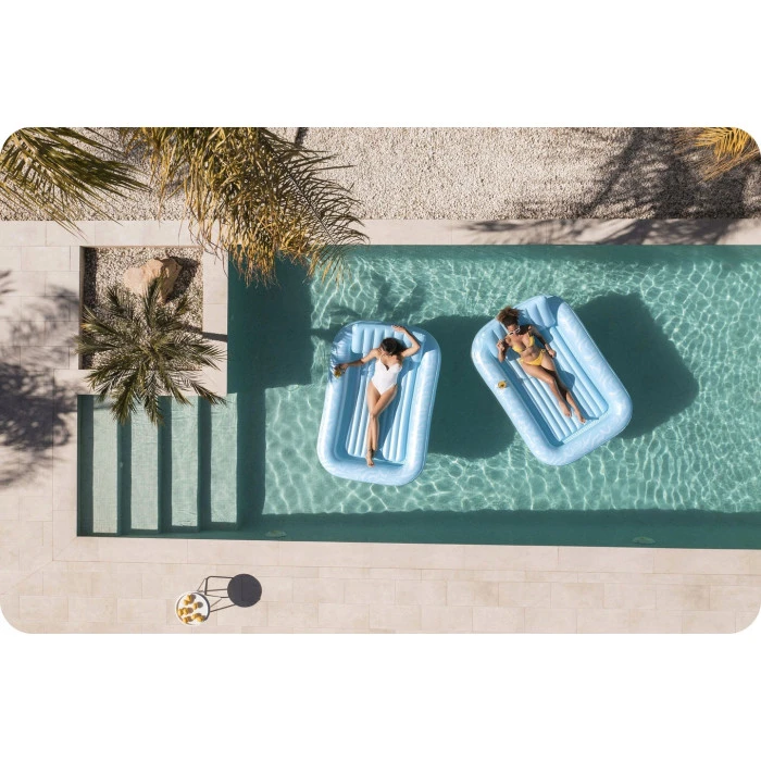 Матрац надувний для плавання Bestway 43838 блакитний, 214 х 155 см